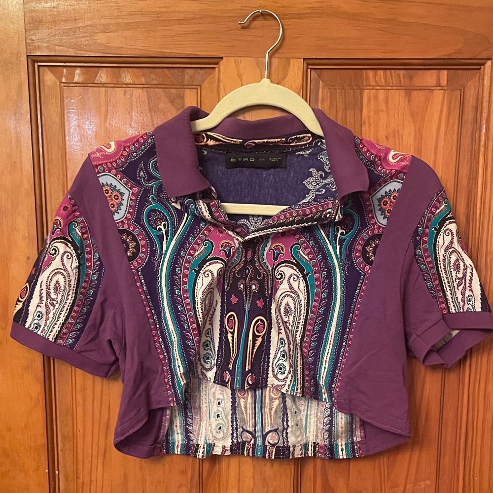 Etro Multicolor Paisley Button Down Shirt